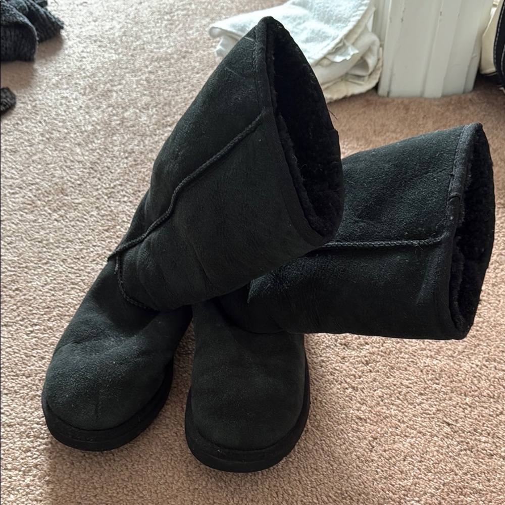 UGG Black Suede Boots